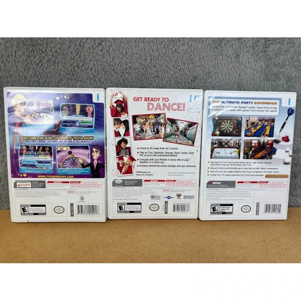 Nintendo Wii Party Game Bundle Game Party TV‎ Show King High School Musical 3